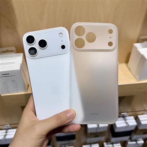 iPhone 17 Pro Ultra Thin KZDOO Air Skin Matte Frosted Back Cover - Whi ...