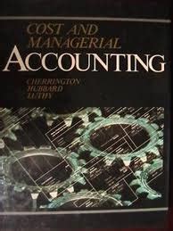 Buy Cost and Managerial Accounting Book Online at Low Prices in India ...