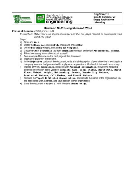 Computer Lab Activity 的图像结果