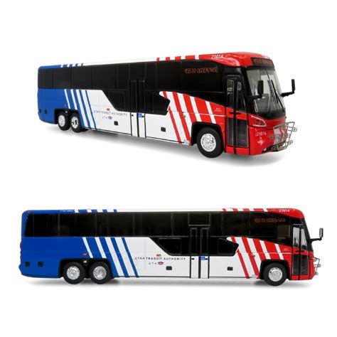 Iconic Replicas Mci D45 Crt Le Coach Bus Utah Transit Authority 455 To ...
