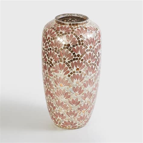 Buy Mable Glass Teardrop Mosaic Vase from Home Centre at just INR 1999.0
