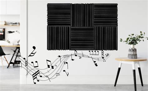 Line Diffusers Panels - Set of 18 | 1 Sqft, 2" Thick | 50 Density | Pr ...