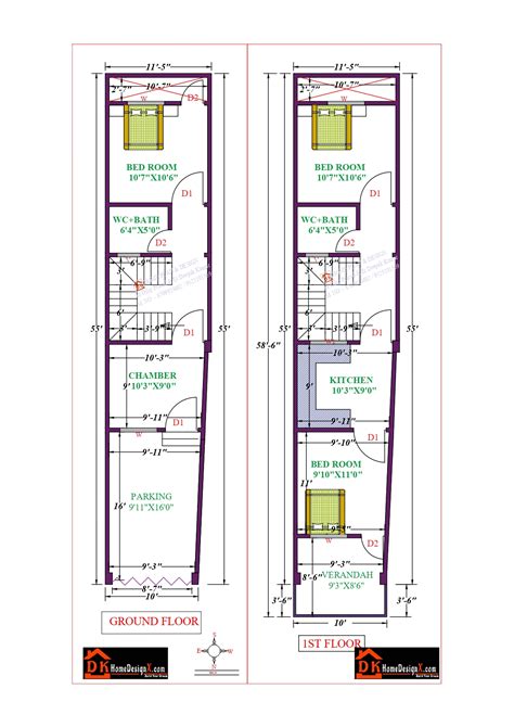 12X55 Affordable House Design - DK Home DesignX