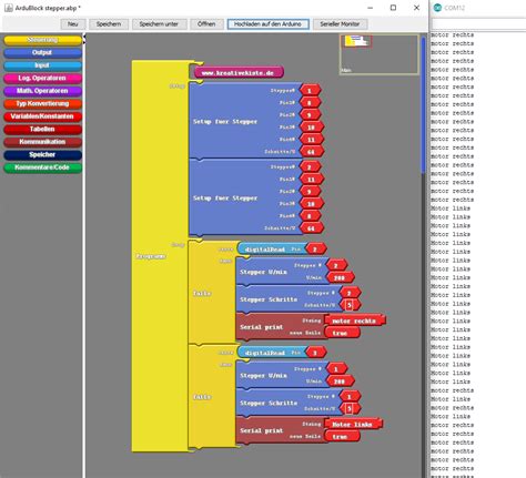 ArduBlock Motor 的图像结果