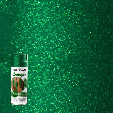 4 Pack, Kelly Green, Rust-Oleum Craft & Hobby Imagine Glitter Spray ...