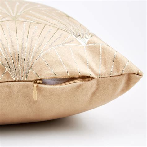 Buy Maya Foil Print Filled Cushion - 40x40cm from Home Centre at just ...