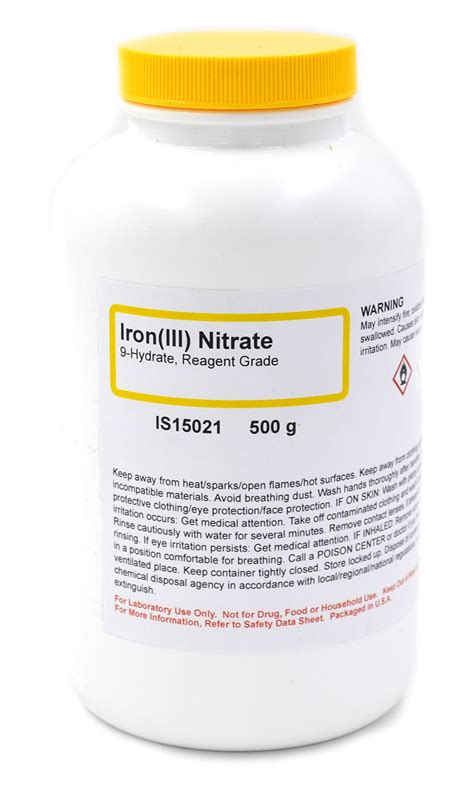 Aldon Innovating Science Reagent Grade Iron Iii Nitrate 9 Hydrate ...
