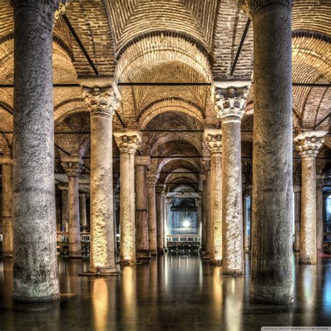 Sunken Palace or Basilica Cistern (Istanbul, Turkey) 4K UHD Wallpaper ...