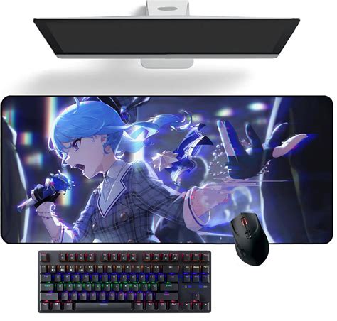 Amazon.com: Anime Mouse pad Hololive Hosimati Suisei Anime Desk Mat ...