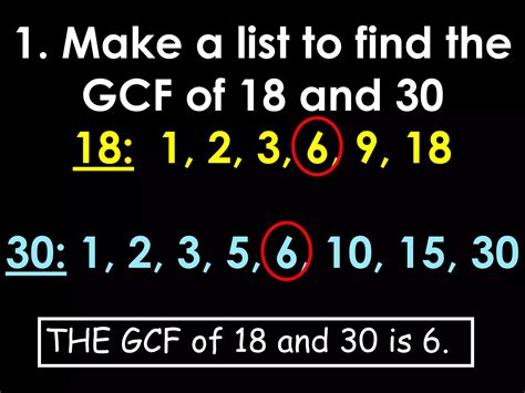Greatest Common Factor | PPTX
