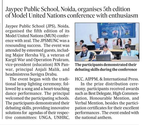 Jaypee Public School | JPS in Media