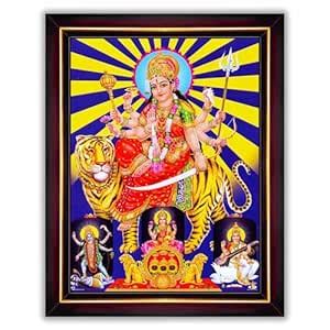 Pavan Photo Laminations Durga Maa Mata Sherawali Saraswati Lakshmi Wall ...