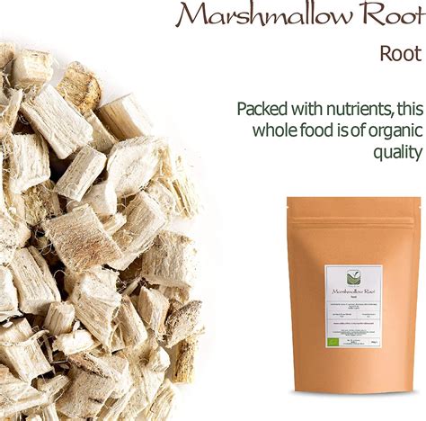Organic Marshmallow Root Tea - 100g (3.53 oz) Dried Herbal Tea - Pure ...