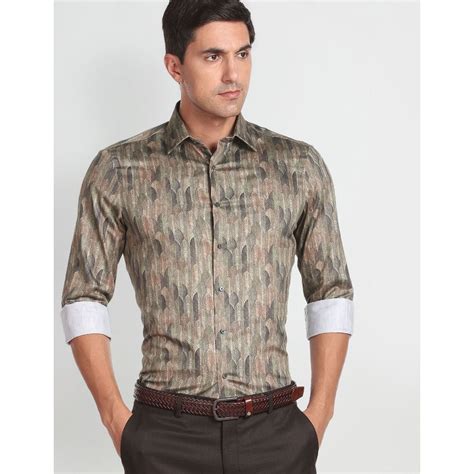 Buy Arrow Twill Cutaway Collar Formal Shirt Online