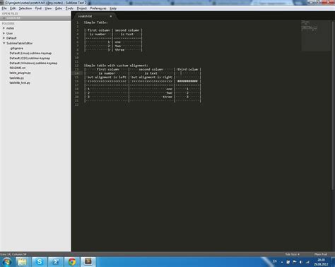 Creating Tables Using HTML Sublime 的图像结果