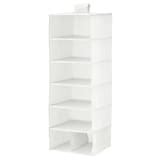 STUK storage with 7 compartments, white/grey, 30x30x90 cm (11 ¾x11 ¾x35 ...