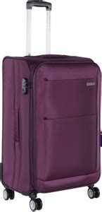 NASHER MILES Manarola Soft-Sided Nylon Cabin Luggage Purple 20 inch ...