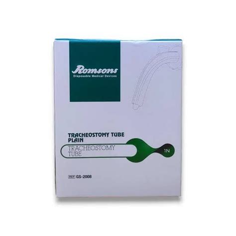 Buy Romsons Tracheostomy Tube Plain | sahagrp