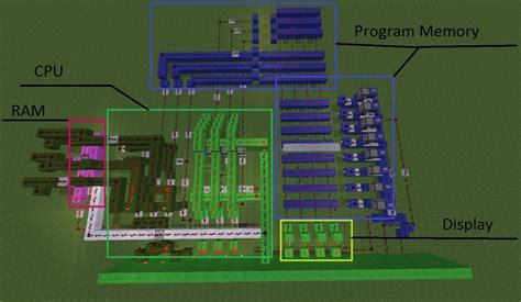 How to Build a 4 Bit Computer in Minecraft 的图像结果