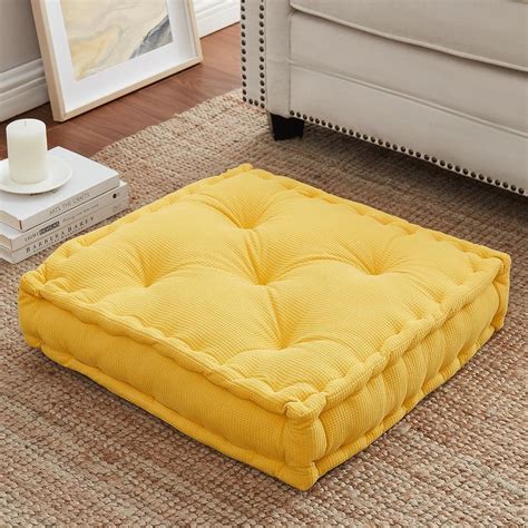 Amazon.com: AHNJM Floor Pillows for Adults - Large Square Floor ...
