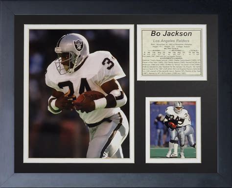 Legends Never Die Bo Jackson Framed Photo Collage, White, 11x14-Inch ...