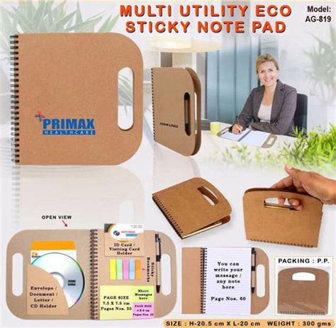 Eco Friendly Sticky Note Pad In Bulk | Corporate Gifts