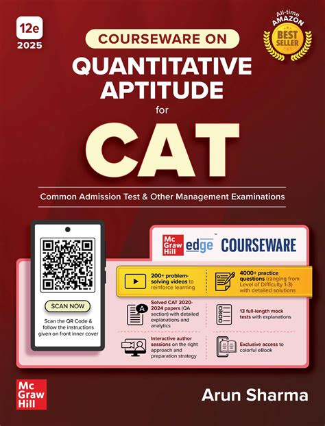 TMH Courseware on Quantitative Aptitude 12th Edition 2025 By Arun Shar ...