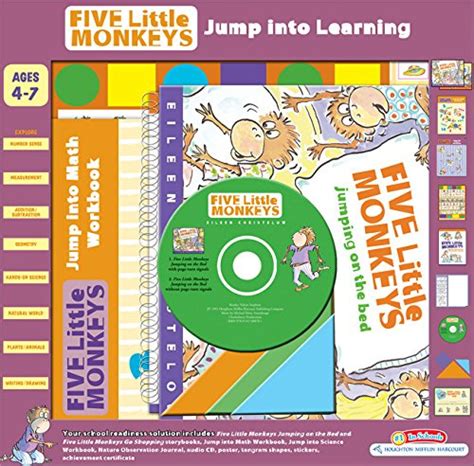 Five Little Monkeys Jump into Learning : Christelow, Eileen: Amazon.in ...