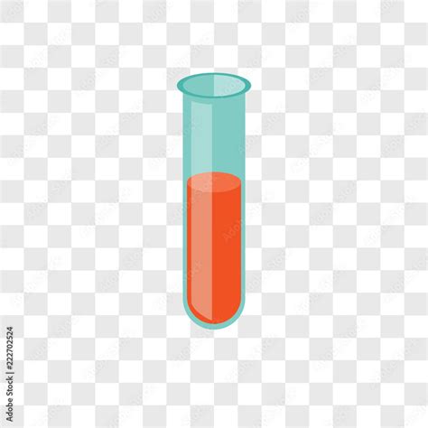 test tube icons isolated on transparent background. Modern and editable test tube icon. Simple ...