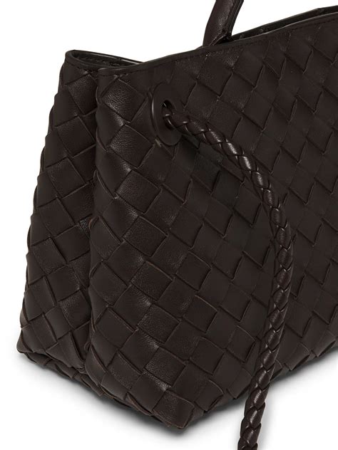 Bottega Veneta Small East-West Andiamo Intrecciato Leather Top-Handle ...