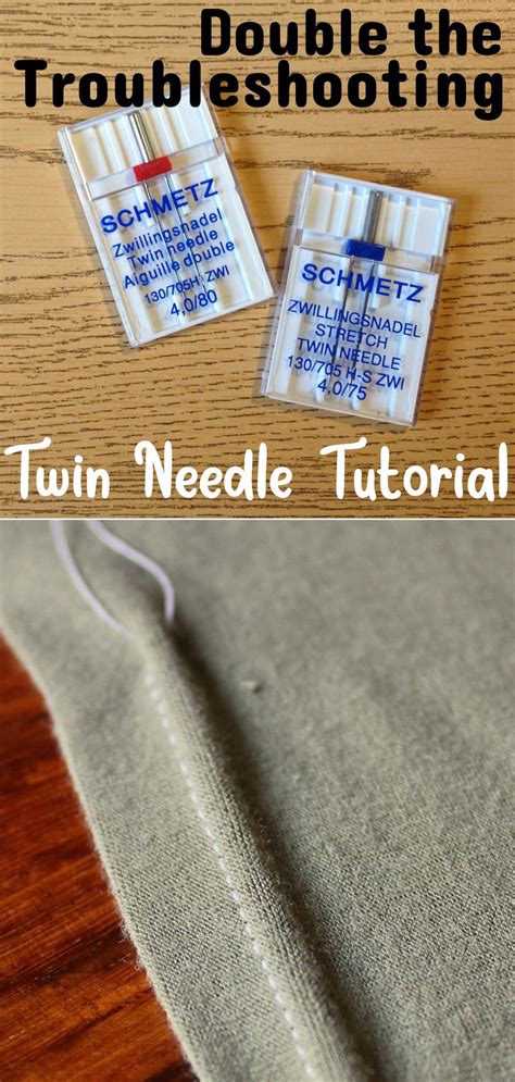 Image result for Twin Needle Tutorial