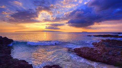 Hawaii Sunset Wallpapers - Top Free Hawaii Sunset Backgrounds ...