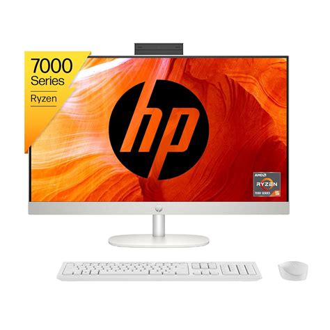 HP All-in-One PC Ryzen 5 7520U 27-inch(68.6cm) FHD IPS Display, 16GB ...
