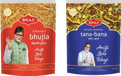Bikaji Bikaneri Bhujia and Tana Bana Combo Pack Price in India - Buy ...