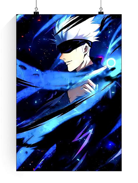 Times Comic Satoru Gojo Poster | Gojo Jujutsu Kaisen Poster | Jujutsu ...