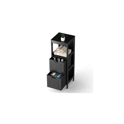 Buy Tangkula Bathroom Floor Cabinet, Multifunctional Wooden Storage ...