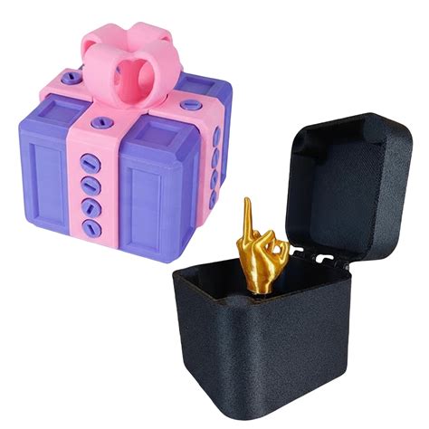 The Annoying Present, 3D Printed Annoying Gift Box, Prank Gift Box with ...