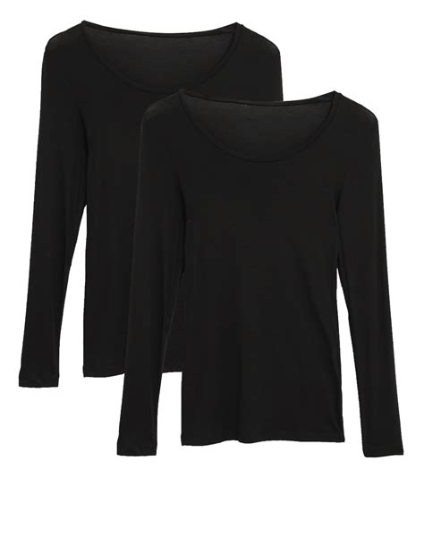 Buy 2pk Heatgen™ Thermal Long Sleeve Tops at Marks & Spencer