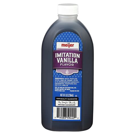 Imitation Vanilla Extract Bottle