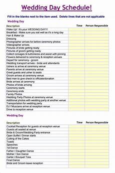 Wedding Day Timeline 5 Exle Schedules To Help Plan The Order Of Your Wedding Day by Wedding Schedule Template 25 Free Word Excel Pdf Psd Wedding Day Timeline 5 Exle Schedules To Help Plan The Order Of Your Wedding Day