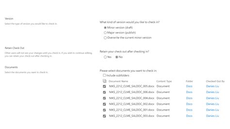 Image result for SharePoint Check-in CHECKOUT Processing