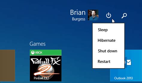 Image result for Add Power Button to Taskbar Windows 8