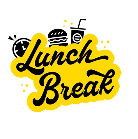 Lunch Break Time Clipart