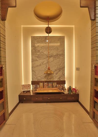 12 Striking Puja Room Wall & Ceiling Designs