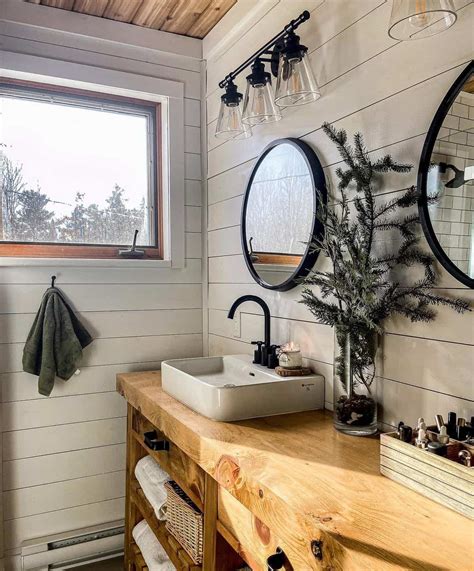 White Farmhouse Shiplap Bathroom Walls - Soul & Lane