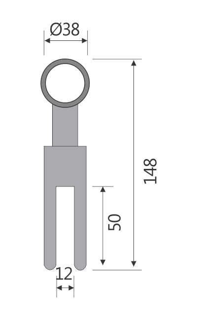ENOX Washroom Partition Fittings EWPS-025 | Enox India