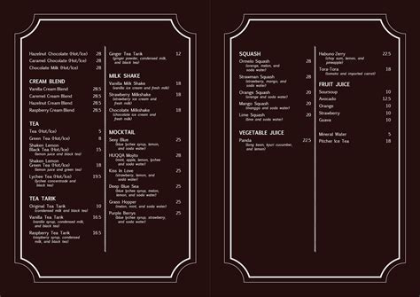 Image result for Front Page Menu Book