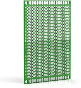 IDUINO 5pcs 5 x 7cm Universal Green Double Sided Protoboard Prototyping ...