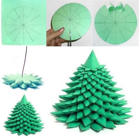 Image result for Paper Christmas Tree DIY