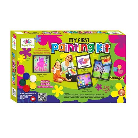 My First Painting Kit | Sponge Art (Ages 3+) – Happy Kidz